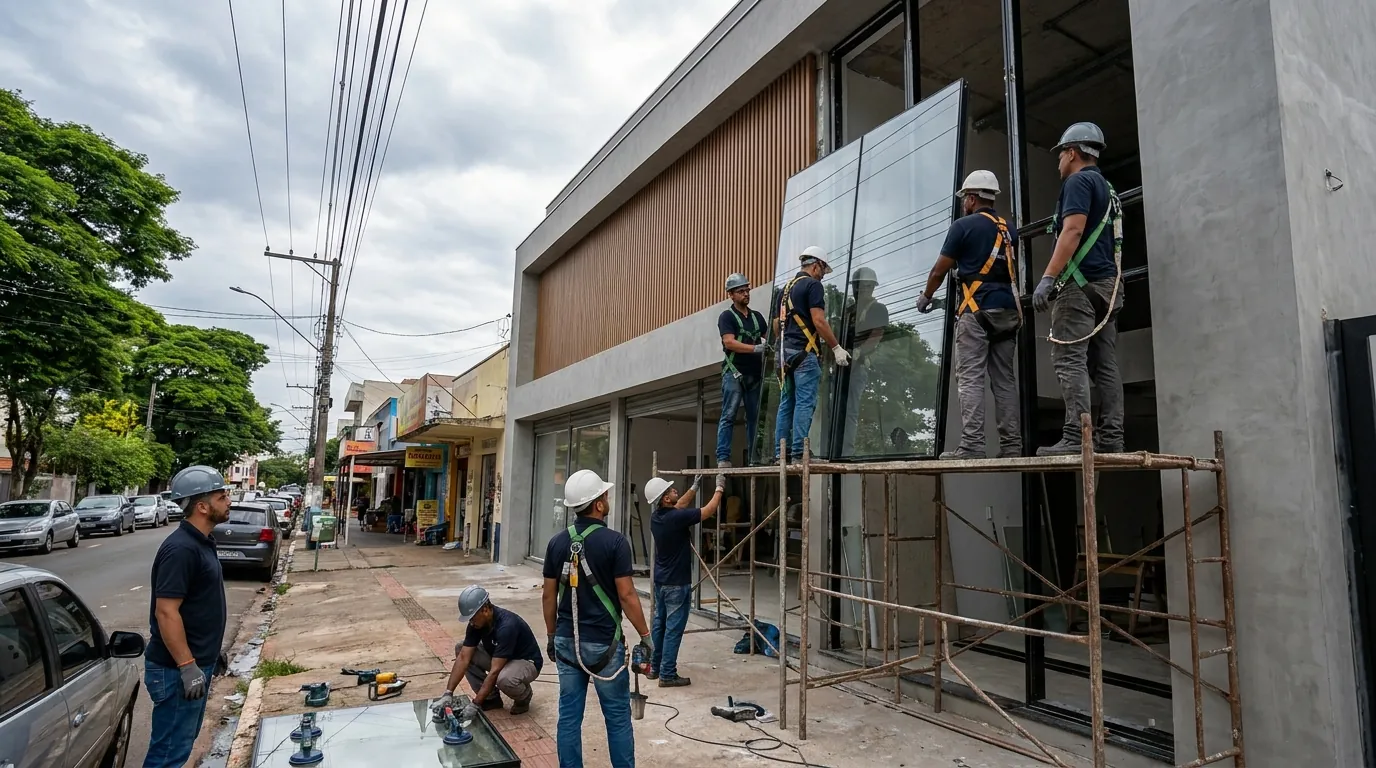 Fachada de Vidro em Cuiabá‑MT
